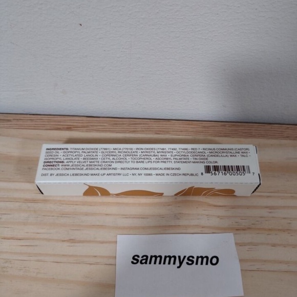 Vintage By Jessica Liebeskind VINTAGE ROSE Velvet Lip Crayon - Picture 3 of 4